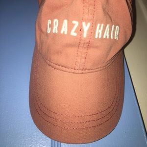 CRAZY HAIR DONT CARE PINK HAT